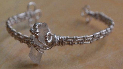 Woman With Healing Crystals